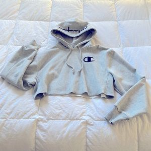 Authentic and rare Champion cropped hoodie